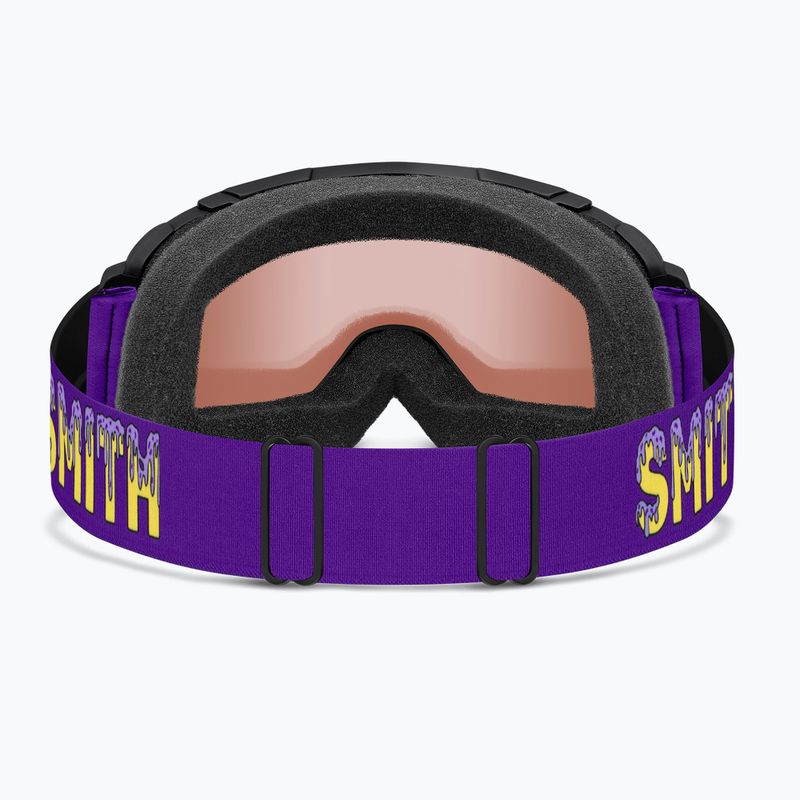 Children's ski goggles Smith Daredevil S1 black donuts/blue sensor mirror antifog 4