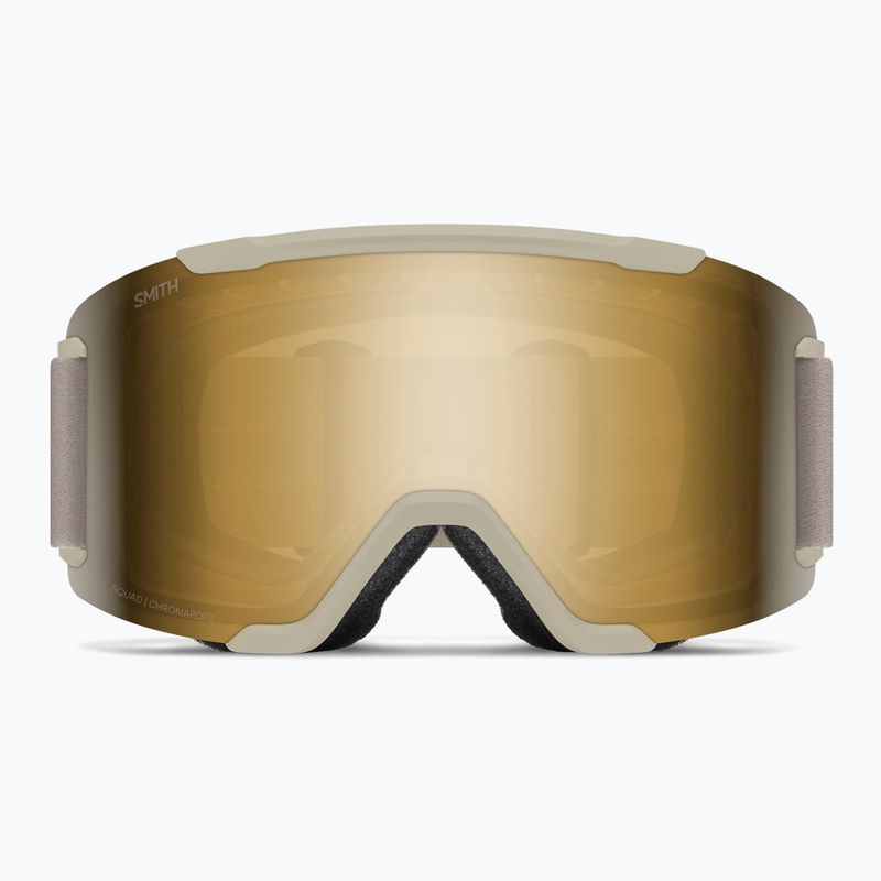 Ski goggles Smith Squad S3 chalk/chromapop sun black gold mirror 2