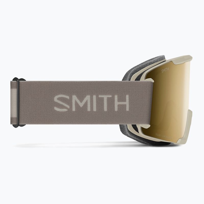 Ski goggles Smith Squad S3 chalk/chromapop sun black gold mirror 4