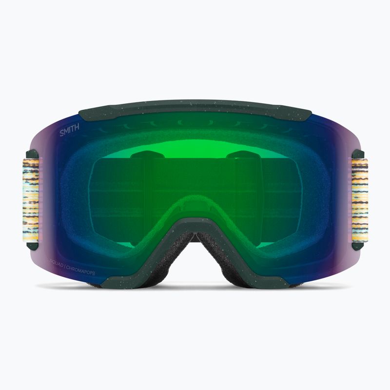Ski goggles Smith Squad S2 emerald renu upcycled scrap/chromapop green mirror 2
