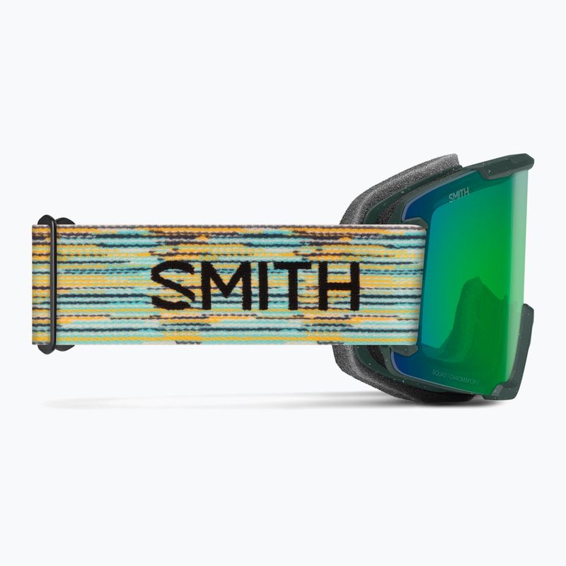 Ski goggles Smith Squad S2 emerald renu upcycled scrap/chromapop green mirror 4