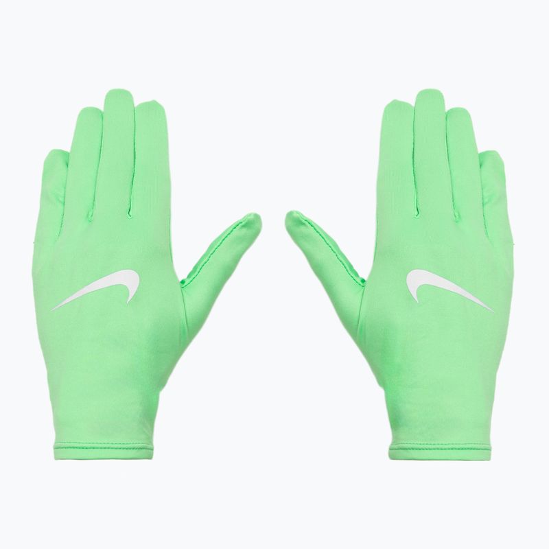 Running gloves Nike Pacer Liner Rg illusion green/silver 2