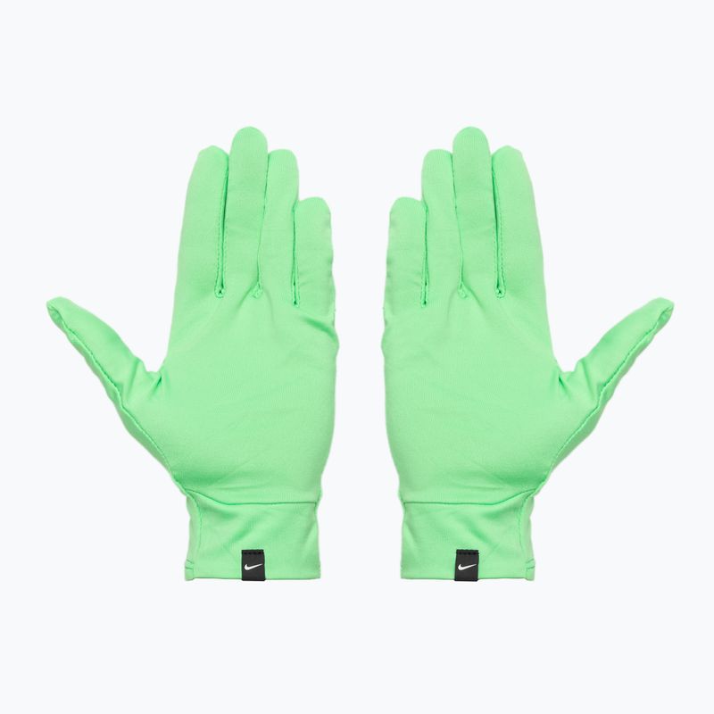 Running gloves Nike Pacer Liner Rg illusion green/silver 3