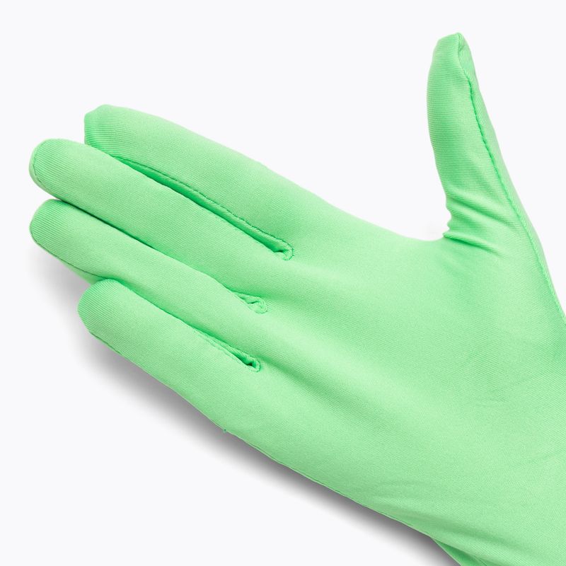 Running gloves Nike Pacer Liner Rg illusion green/silver 4