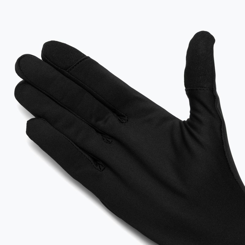 Men's running gloves Nike Pacer Lightweight RG Reflective black/silver 4