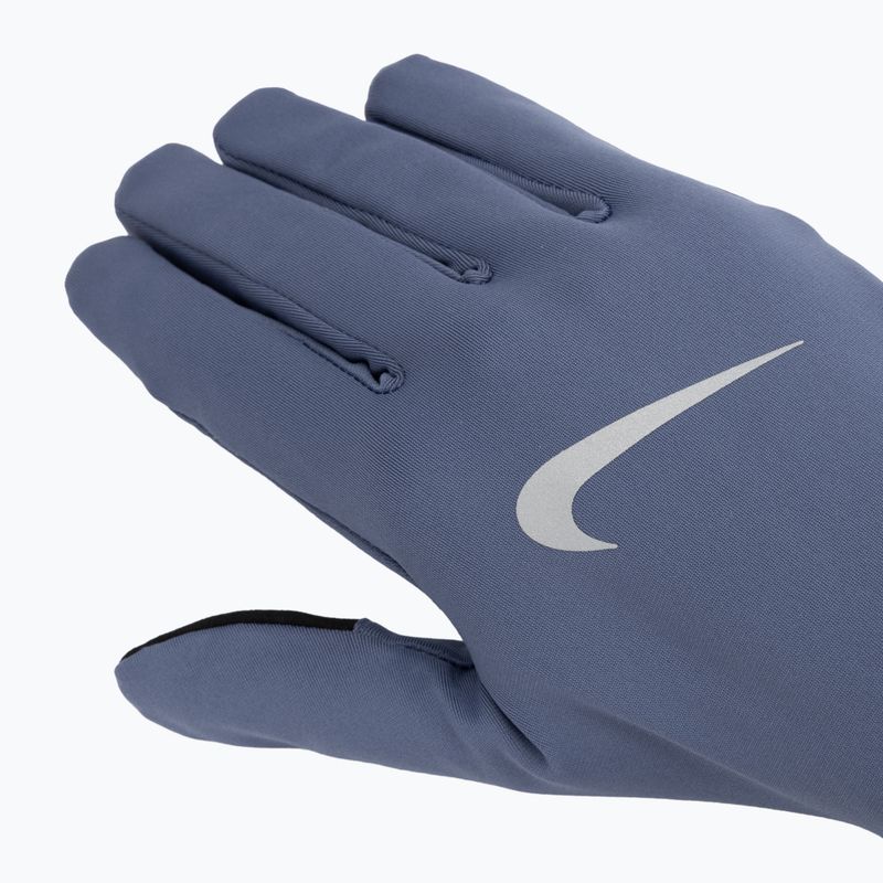 Men's running gloves Nike Pacer Lightweight RG diffused blue/silver 5