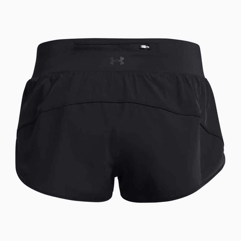 Under Armour Launch Pro 2'' women's running shorts black/black/reflective 2