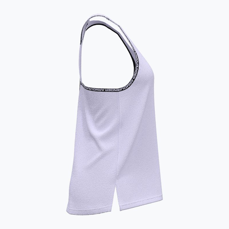 Women's Under Armour Knockout Tank workout top salt purple/white 3