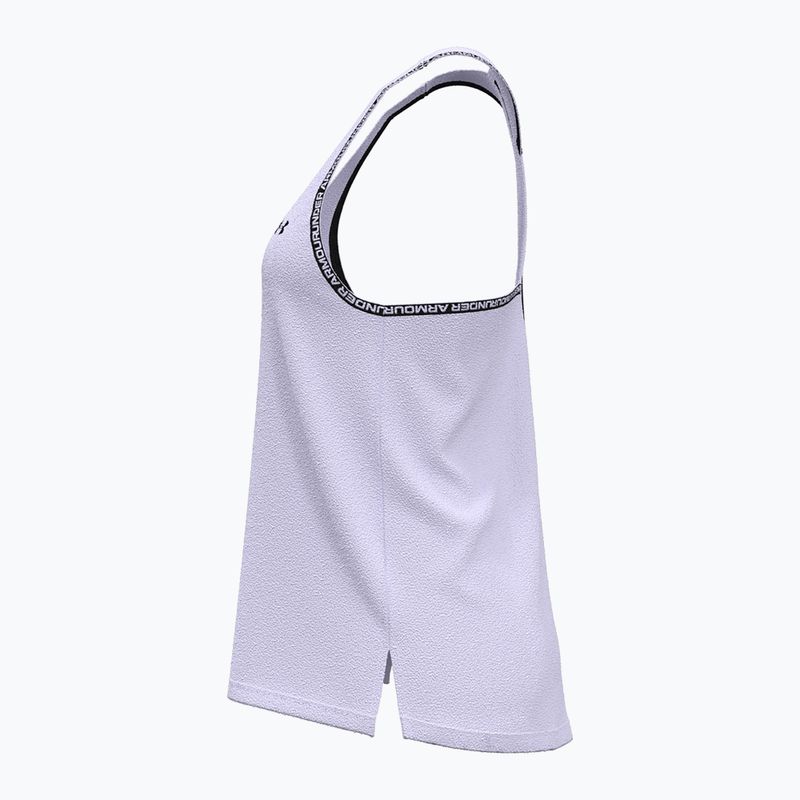 Women's Under Armour Knockout Tank workout top salt purple/white 4