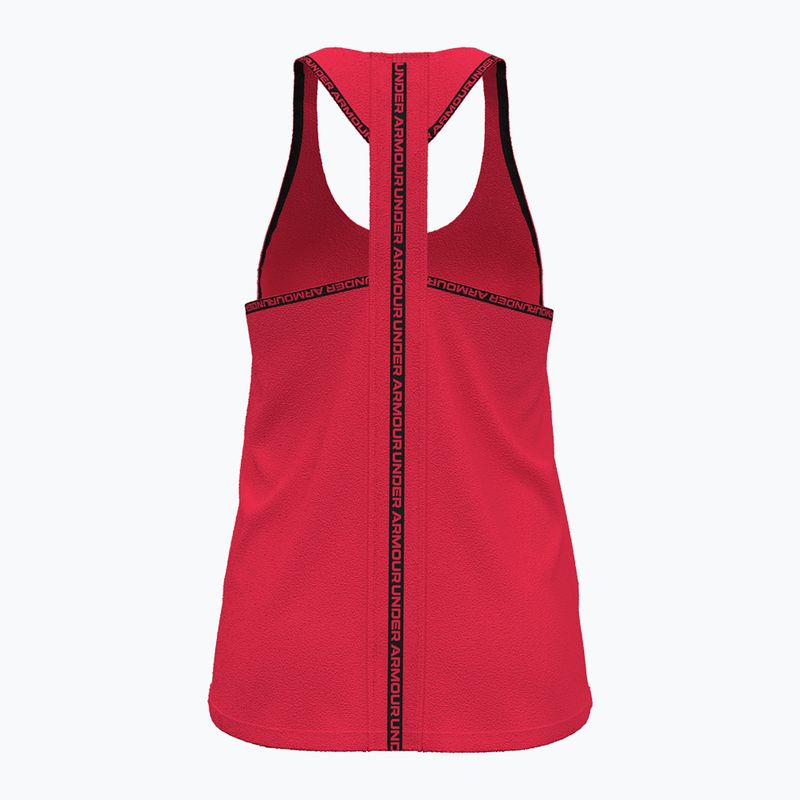 Under Armour Knockout Tank racer red/black women's training tank top 2