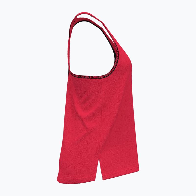 Under Armour Knockout Tank racer red/black women's training tank top 3