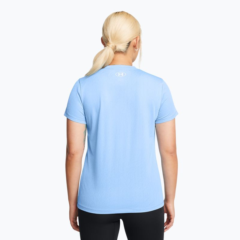 Under Armour Tech Riddle women's training shirt horizon blue/white 2