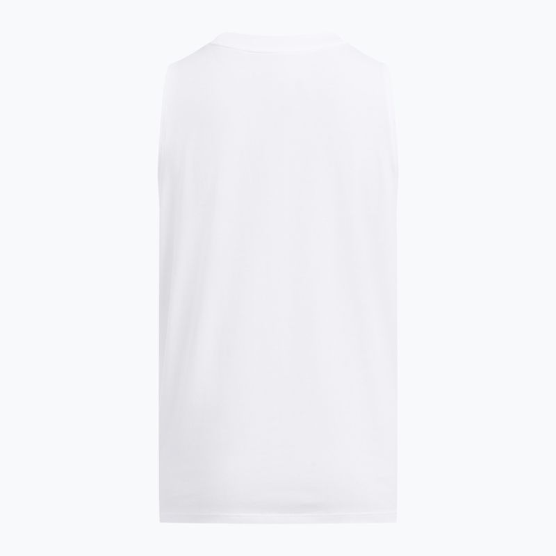 Under Armour Rival Muscle Tank white/black women's training tank top 4