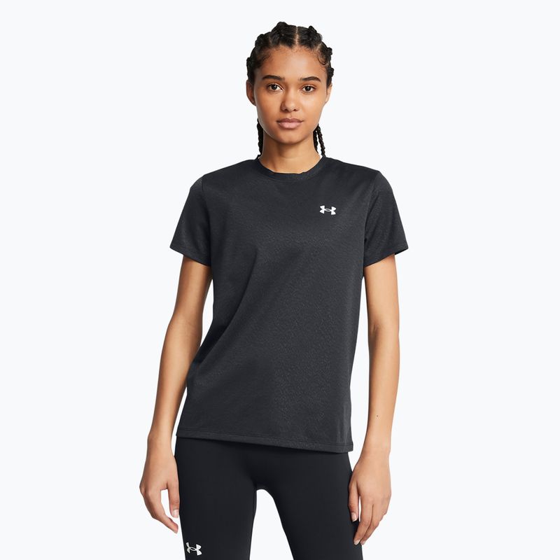 Under Armour Tech Riddle women's training t-shirt black/white