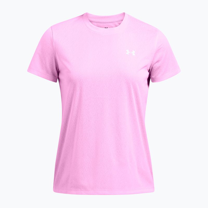 Under Armour Tech Riddle women's training t-shirt stellar pink/white 4