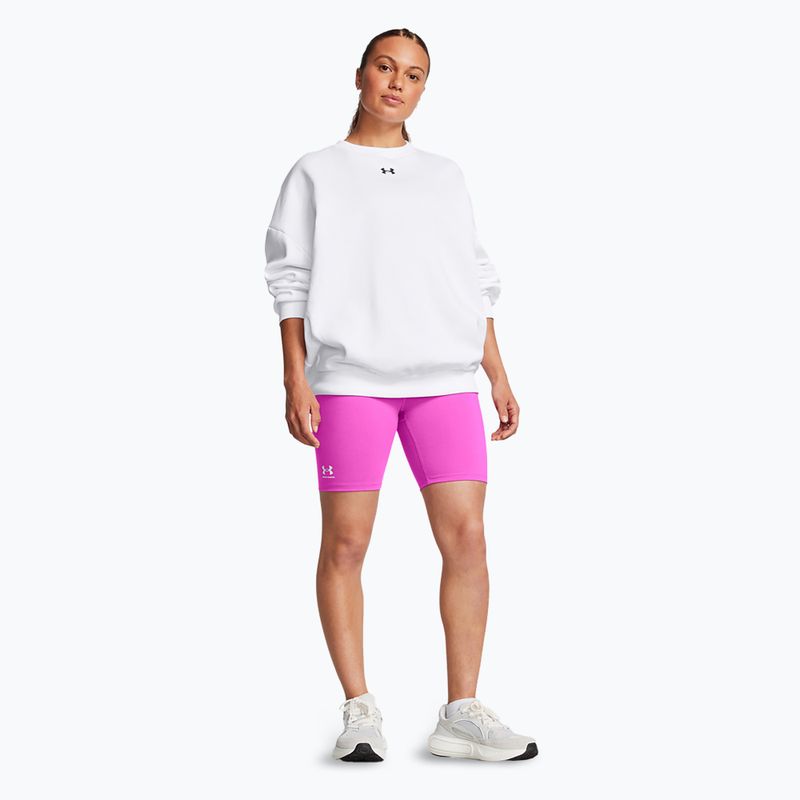 Under Armour women's training shorts Rival 7in Short vivid magenta/white 2