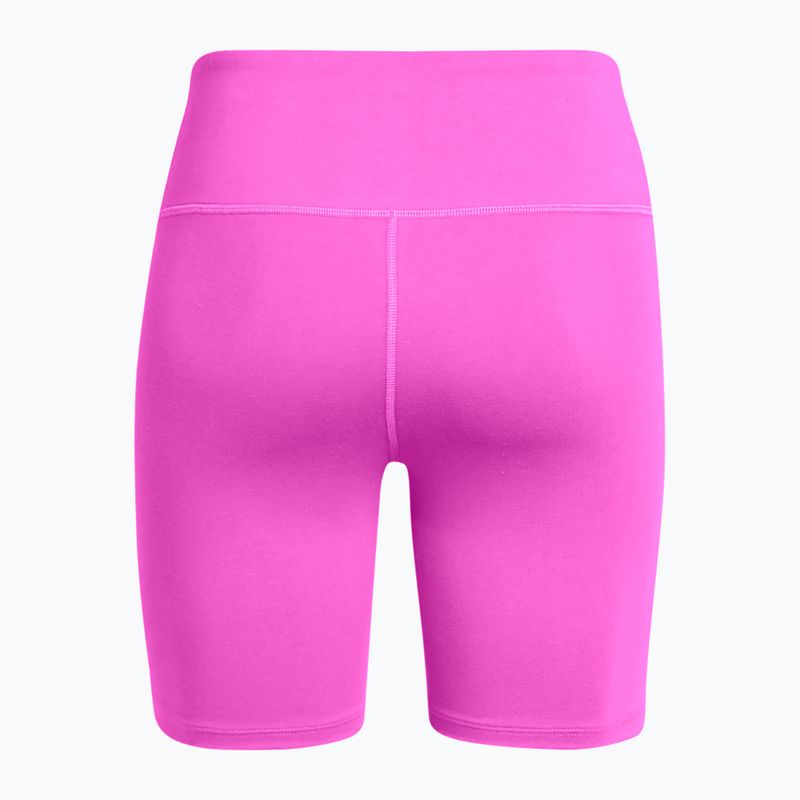 Under Armour women's training shorts Rival 7in Short vivid magenta/white 6