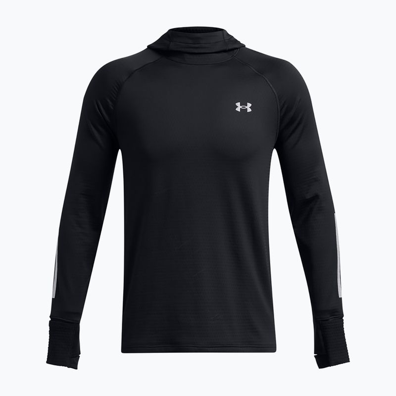 Under Armour Launch Elite CW Balaclava Hoody black/reflective men's running sweatshirt 4