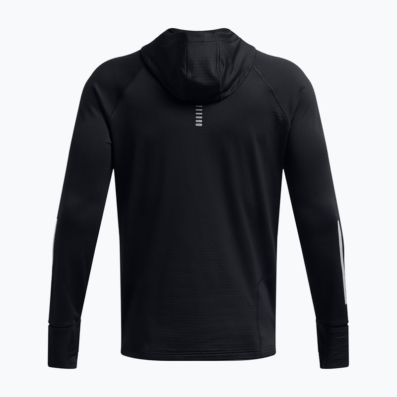 Under Armour Launch Elite CW Balaclava Hoody black/reflective men's running sweatshirt 5