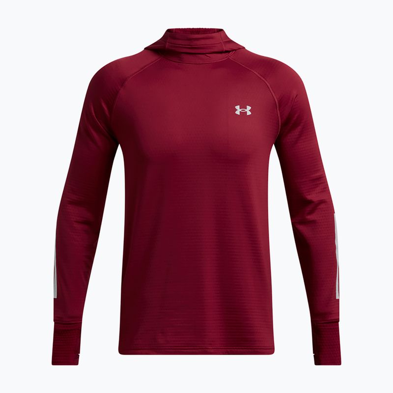 Under Armour Launch Elite CW Balaclava Hoody cardinal/reflective men's running sweatshirt 5