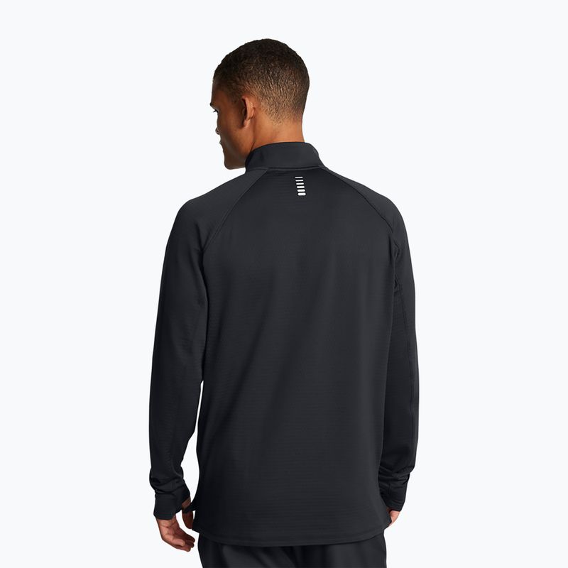 Under Armour Launch Elite CW Half Zip black/reflective men's running sweatshirt 2