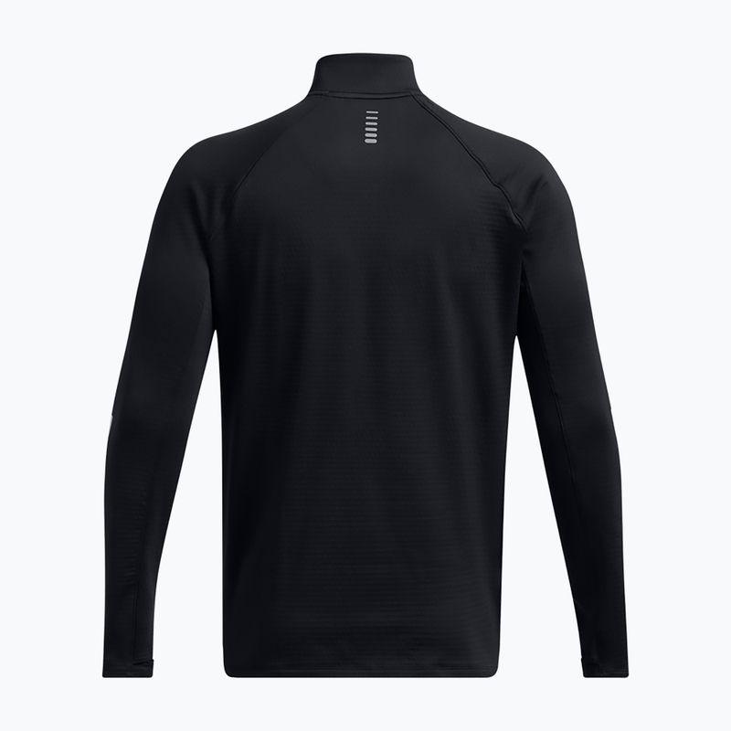 Under Armour Launch Elite CW Half Zip black/reflective men's running sweatshirt 4