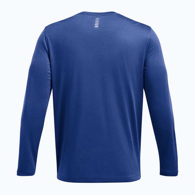 Men's Under Armour Launch tech blue/reflective running longsleeve 2