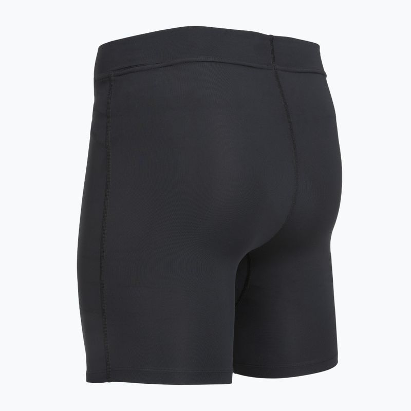 Men's running leggings Under Armour Launch Half Tights black/black/metallic silver 4
