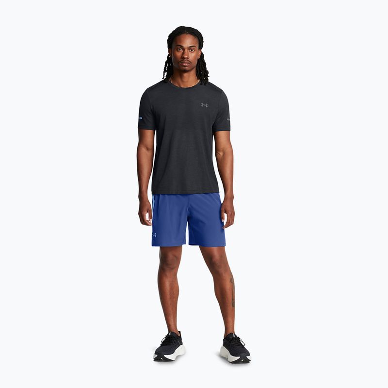 Under Armour Launch Pro 7" men's running shorts tech blue/horizon blue/reflective 2