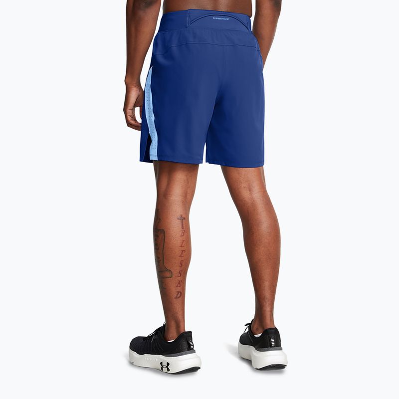 Under Armour Launch Pro 7" men's running shorts tech blue/horizon blue/reflective 3