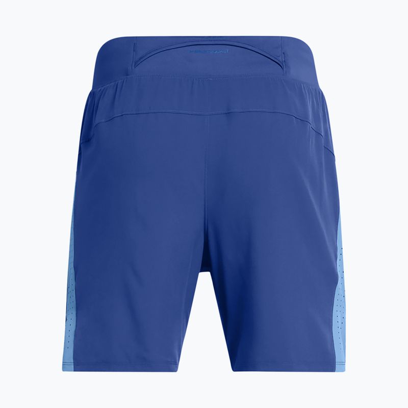 Under Armour Launch Pro 7" men's running shorts tech blue/horizon blue/reflective 6