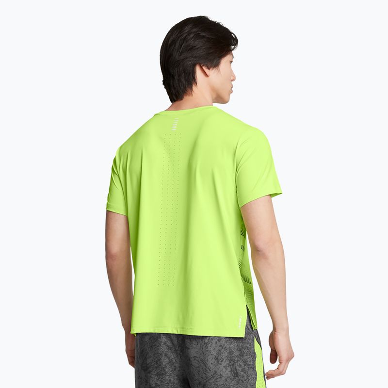 Men's Under Armour UA Launch Elite Graphic morph green/castlerock/reflective running shirt 2