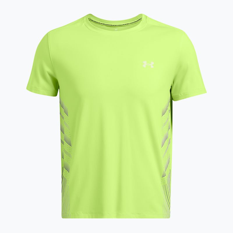 Men's Under Armour UA Launch Elite Graphic morph green/castlerock/reflective running shirt 4