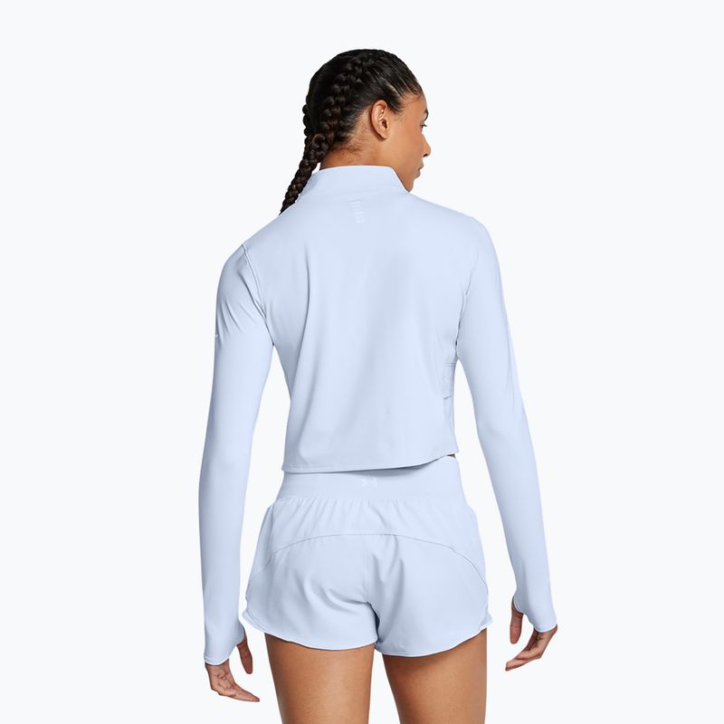 Women's Under Armour Launch Elite Half Zip nimbus blue/reflective running longsleeve 2