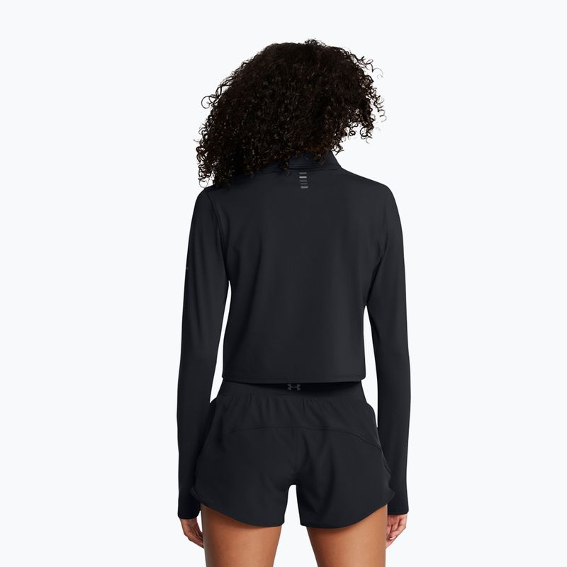 Under Armour Launch Elite Half Zip black/reflective women's running longsleeve 2