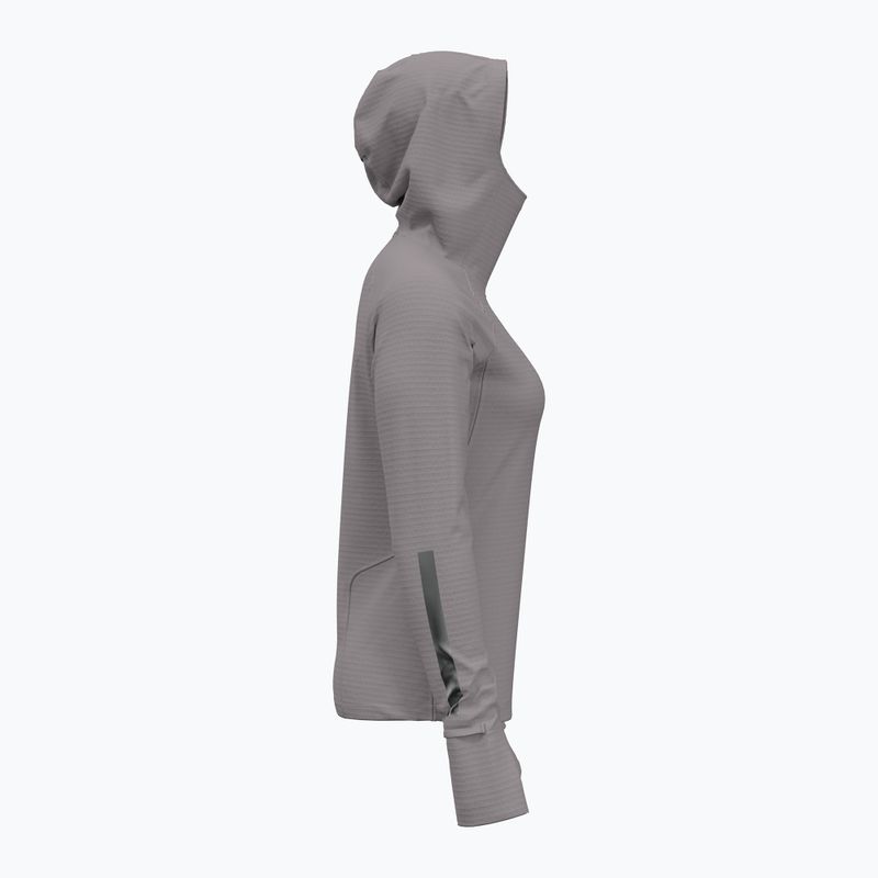 Under Armour women's running sweatshirt Lunch Elite CW Balaclava Hoodie tetra gray/reflective 4