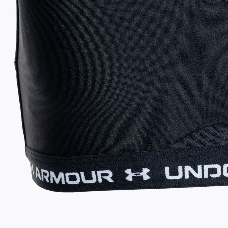 Under Armour Crossback Low black/white training bra 3