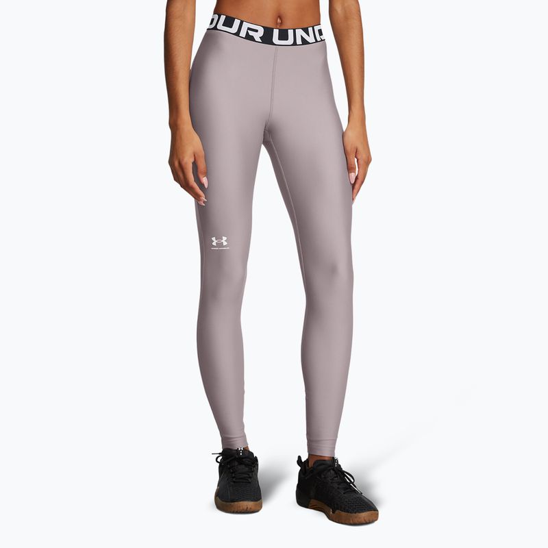 Under Armour HeatGear tetra gray/white women's training leggings