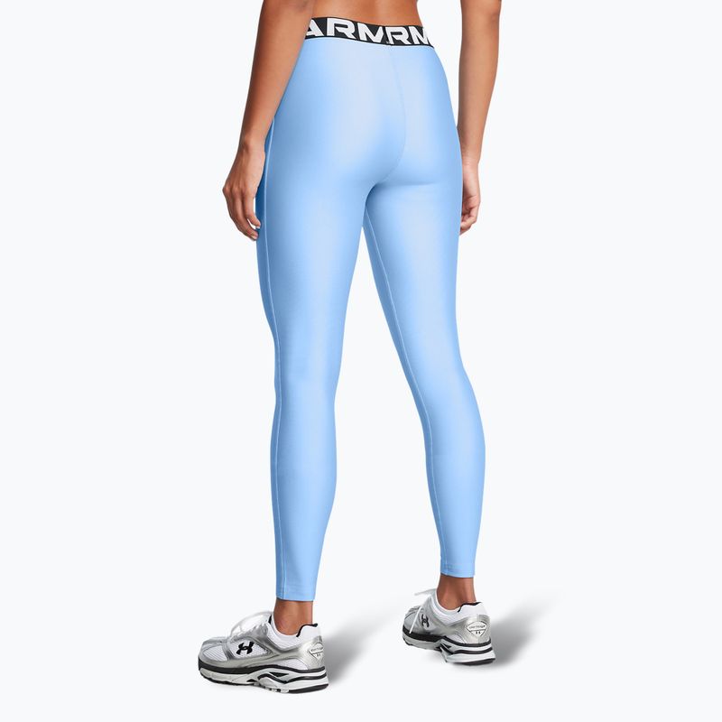 Under Armour HeatGear women's leggings horizon blue/white 3