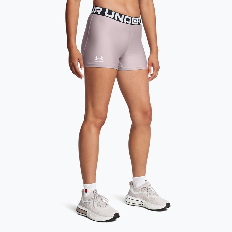 Under Armour women's shorts HG Authentics tetra gray/white