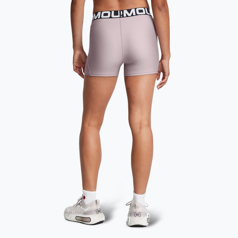 Under Armour women's shorts HG Authentics tetra gray/white 3