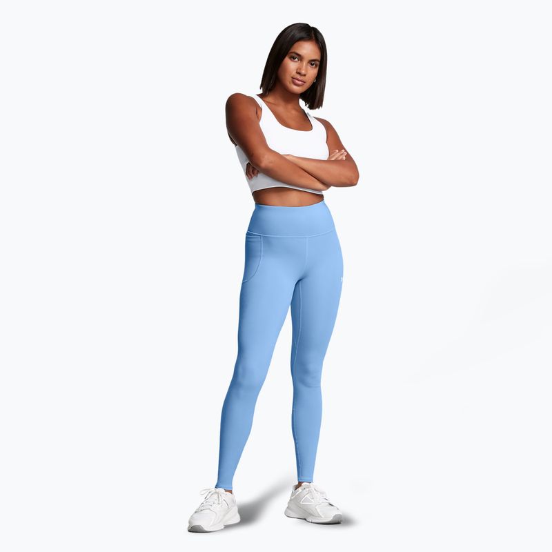 Under Armour Motion women's training leggings horizon blue/white 2