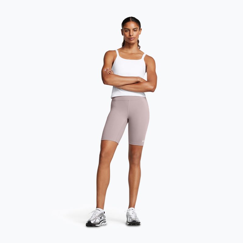 Under Armour Motion Bike EMEA women's training shorts tetra gray/white 2