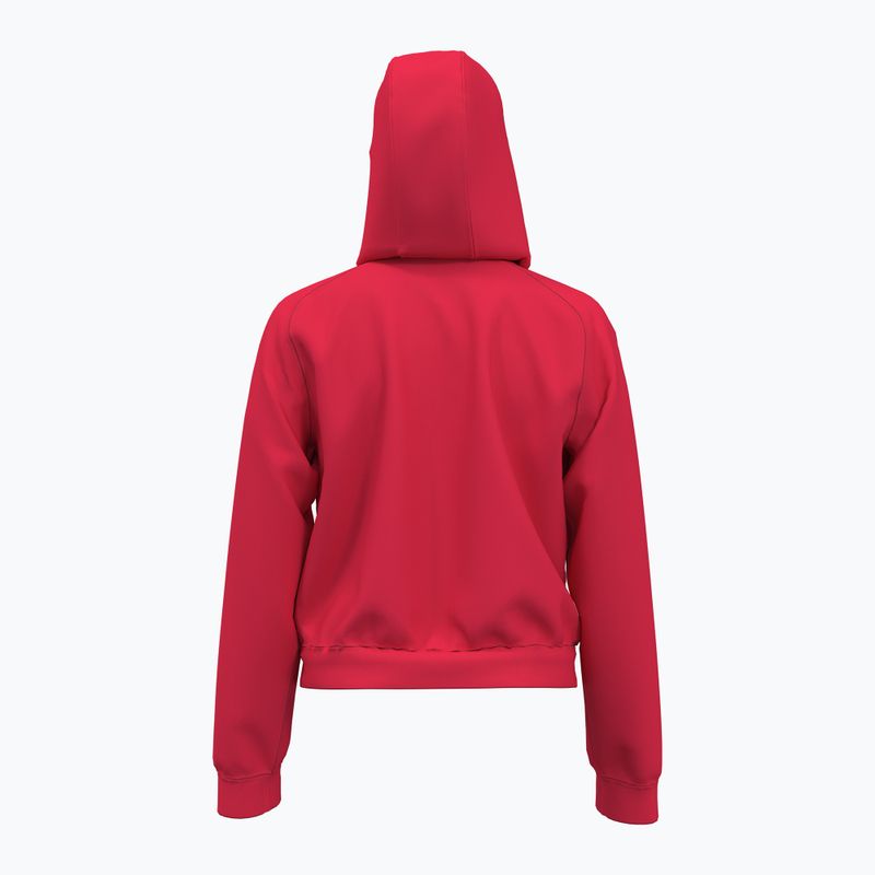 Women's Under Armour Pro Fleece Hoodie racer red/black 2