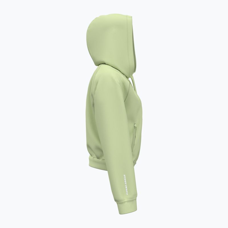 Women's Under Armour Pro Fleece Hoodie retro green/white 3