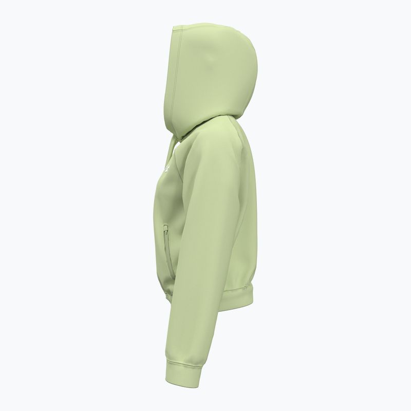 Women's Under Armour Pro Fleece Hoodie retro green/white 4