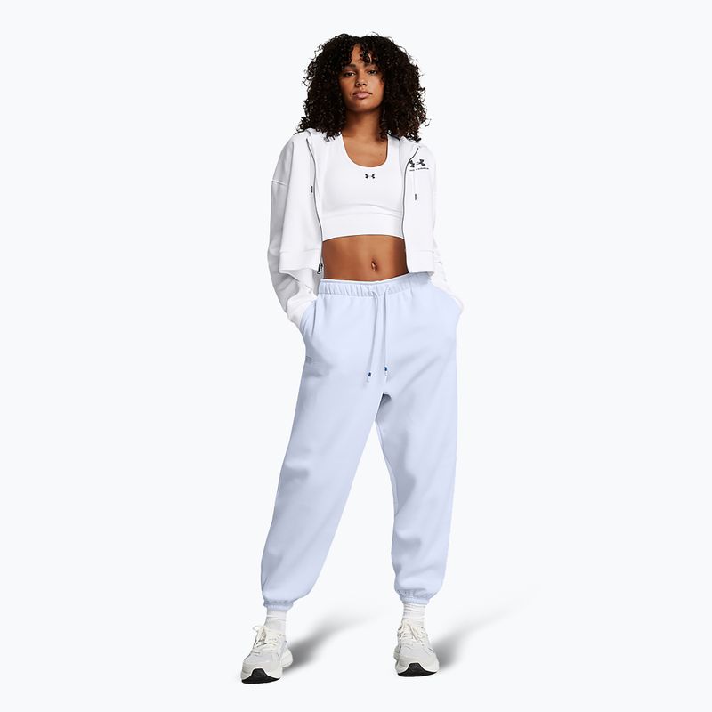 Women's Under Armour Icon Fleece Oversized Wordmark trousers nimbus blue/nimbus blue 2