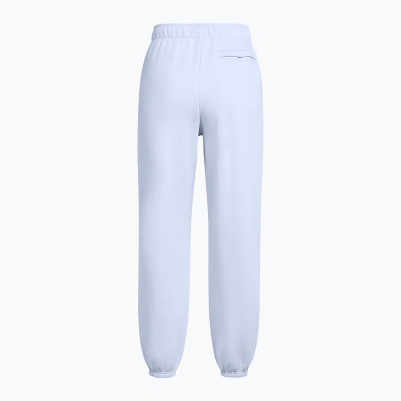 Women's Under Armour Icon Fleece Oversized Wordmark trousers nimbus blue/nimbus blue 6