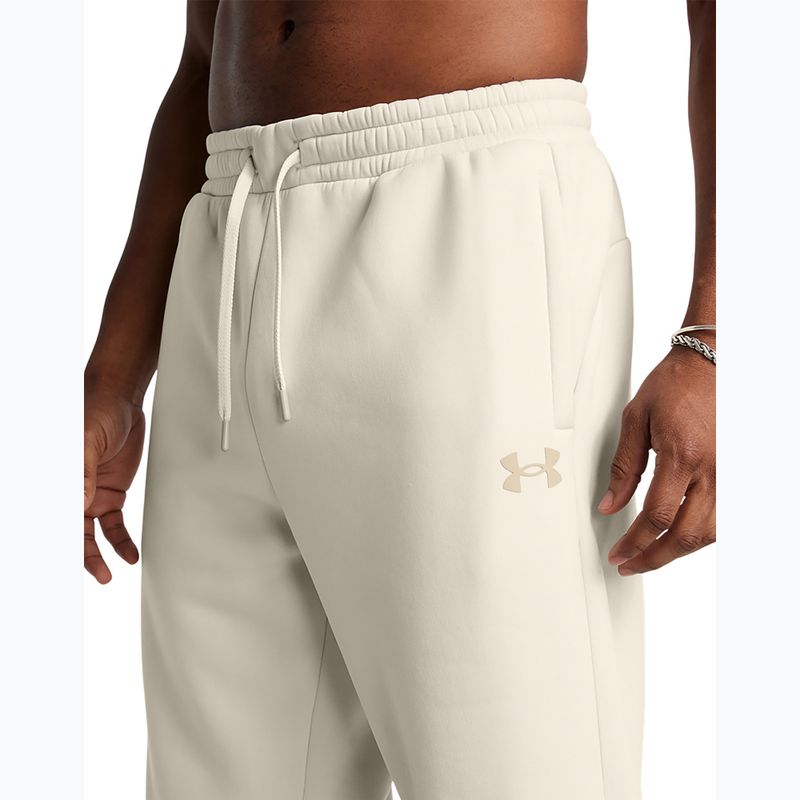 Men's Under Armour Fleece Pro Joggers summit white/khaki base 4