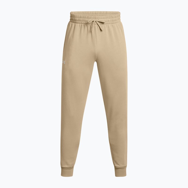 Trousers Under Armour Rival Fleece Joggers city khaki/white 6